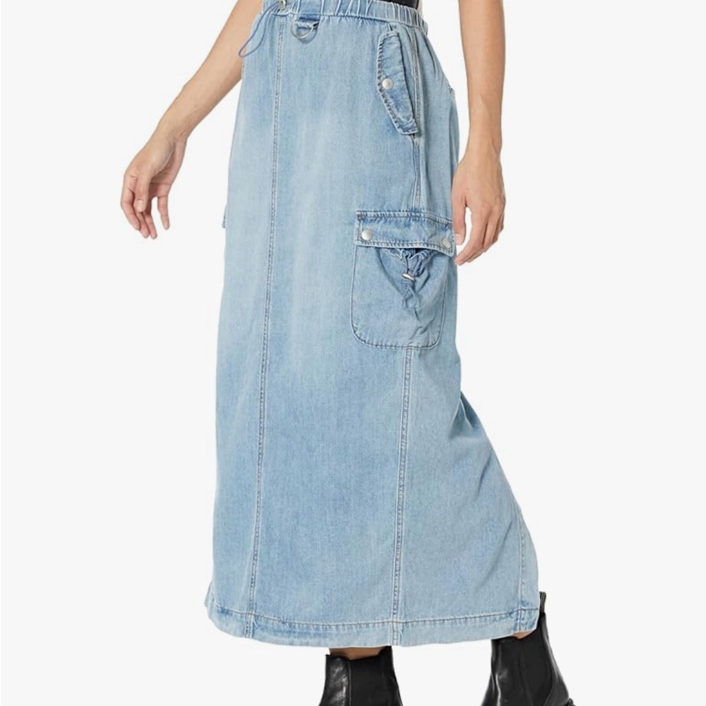 Denim Blue Skirt